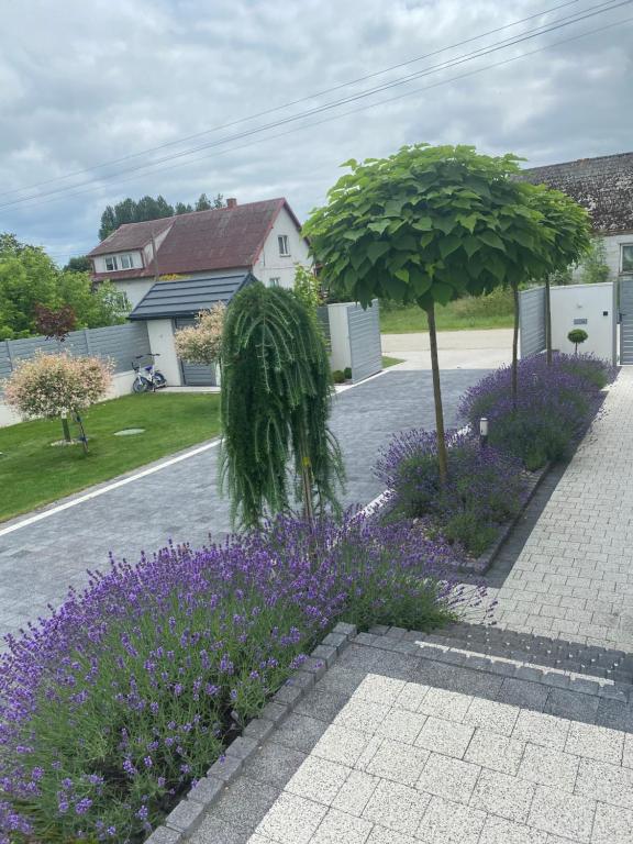 Vonkajšia záhrada v ubytovaní Sieburczynianka