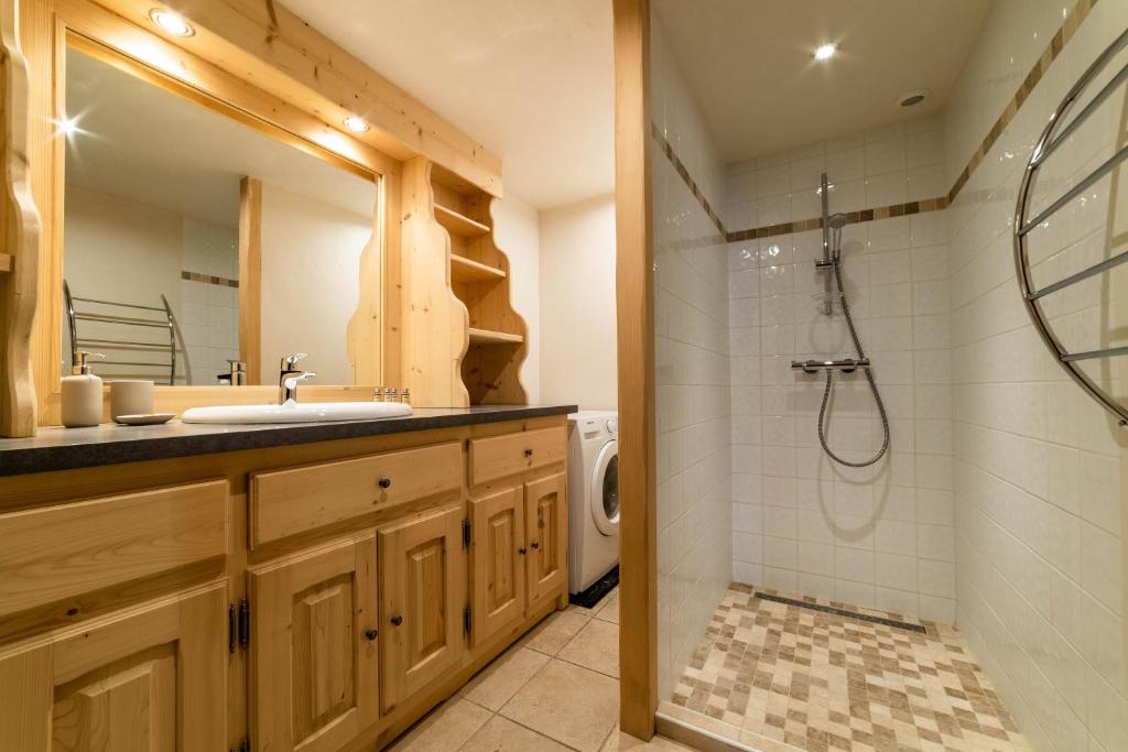 Fotografia z galérie ubytovania Chalet vue Mont-Blanc, +4 Chambres, cheminée v destinácii Megève