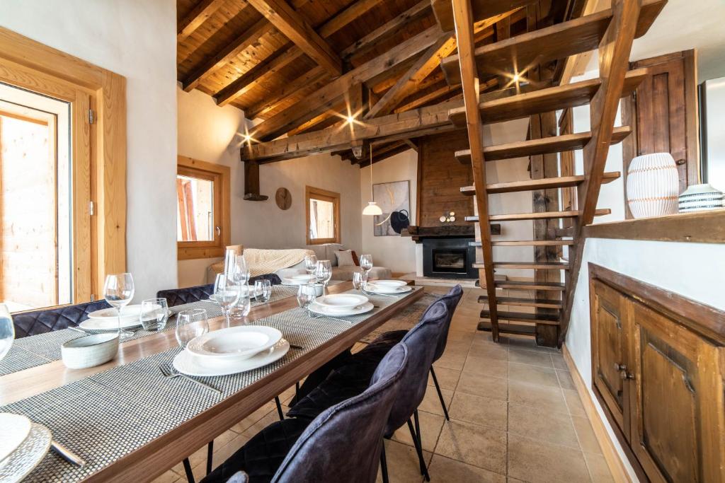 Fotografia z galérie ubytovania Chalet vue Mont-Blanc, +4 Chambres, cheminée v destinácii Megève