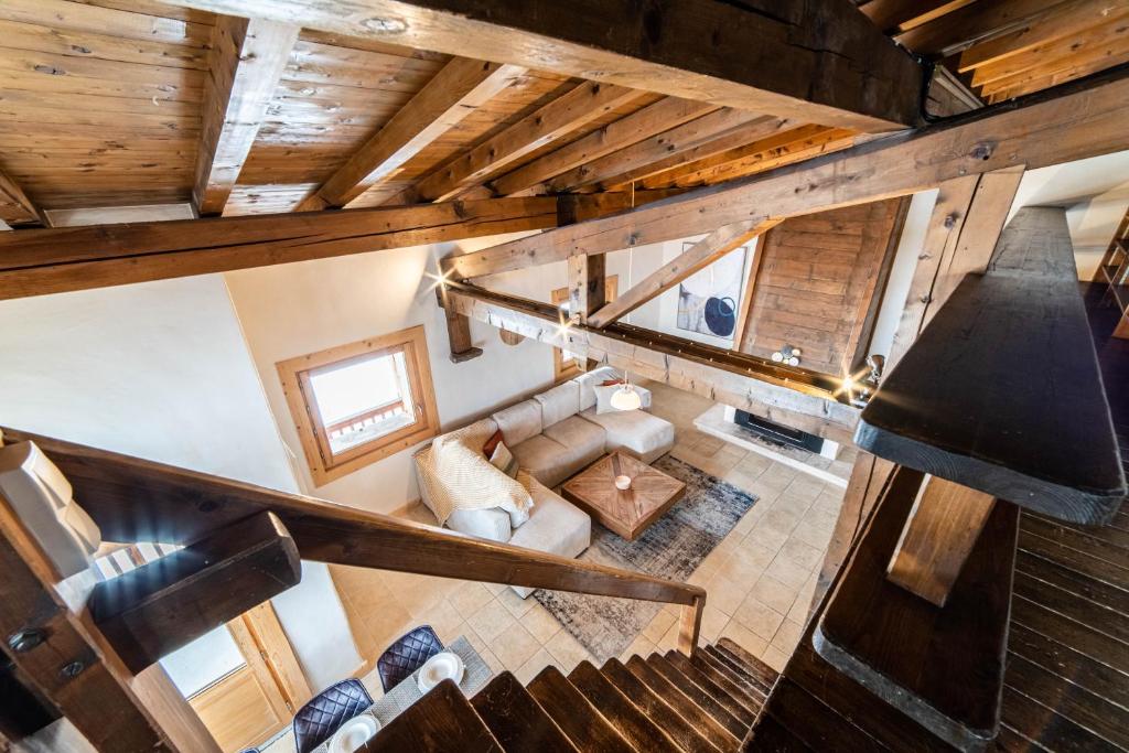 Fotografia z galérie ubytovania Chalet vue Mont-Blanc, +4 Chambres, cheminée v destinácii Megève