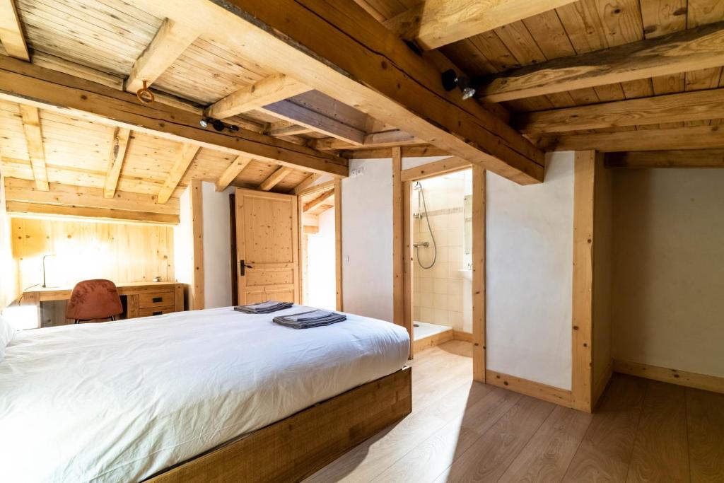 Fotografia z galérie ubytovania Chalet vue Mont-Blanc, +4 Chambres, cheminée v destinácii Megève