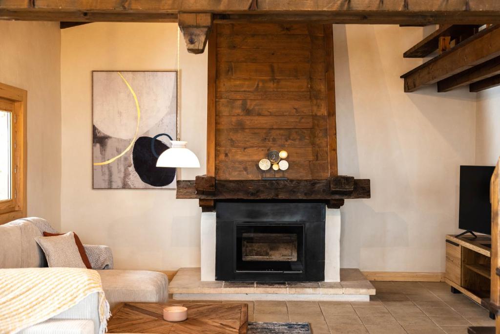 Fotografia z galérie ubytovania Chalet vue Mont-Blanc, +4 Chambres, cheminée v destinácii Megève