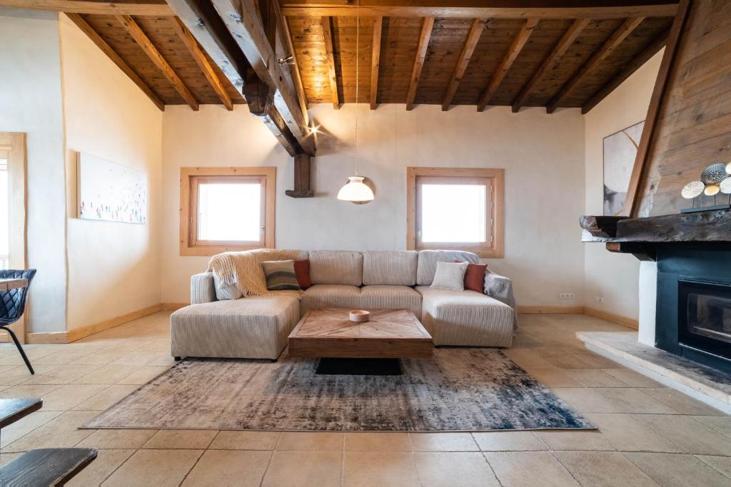 Fotografia z galérie ubytovania Chalet vue Mont-Blanc, +4 Chambres, cheminée v destinácii Megève