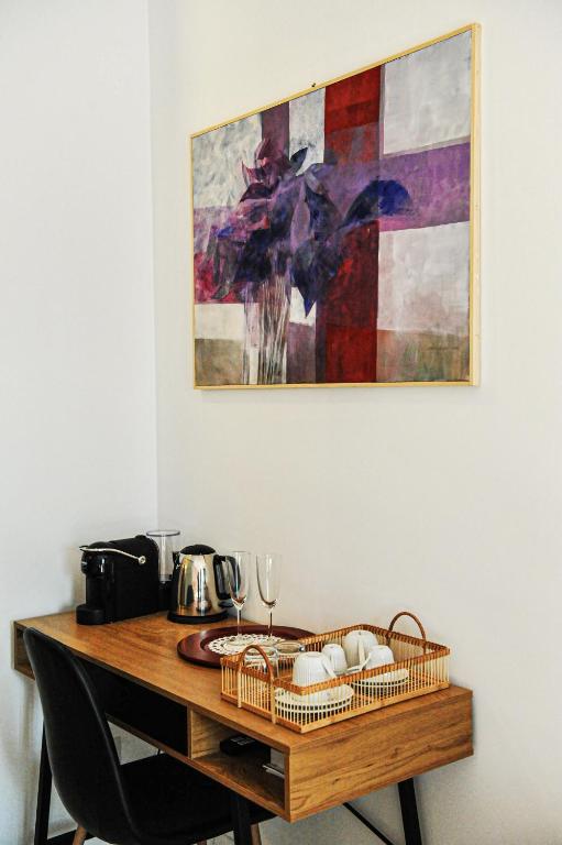 Coffee and tea making facilities at Tenuta Bussete Country Hotel
