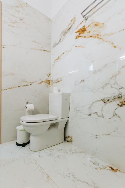 Koupelna v ubytování Hermes Appartment
