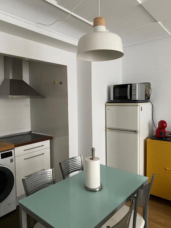 Kuchyň nebo kuchyňský kout v ubytování Apartamento El Real