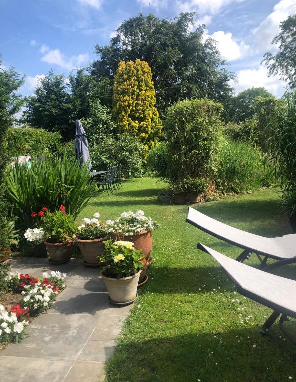 Zahrada ubytování B&B Carisma