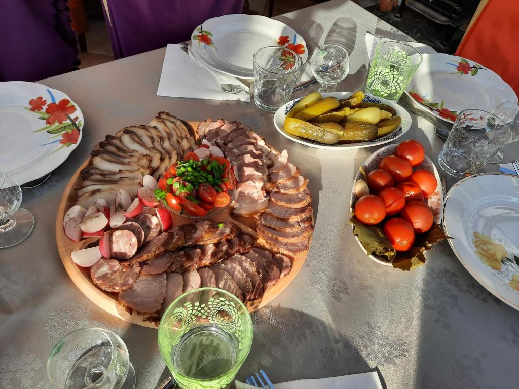 Jedlo na farme alebo blízkom okolí