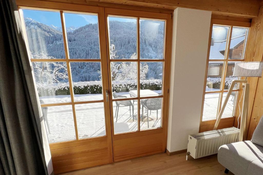 Nespecifikovaný výhled na hory nebo výhled na hory při pohledu z apartmánu