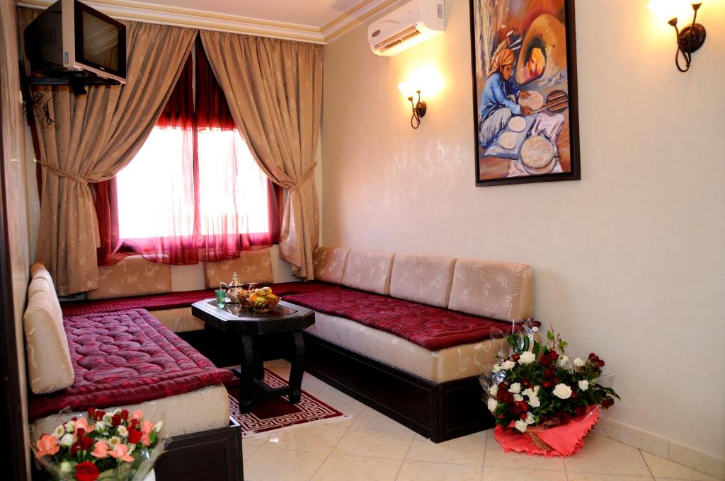 Posezení v ubytování Residence Hotel Assounfou
