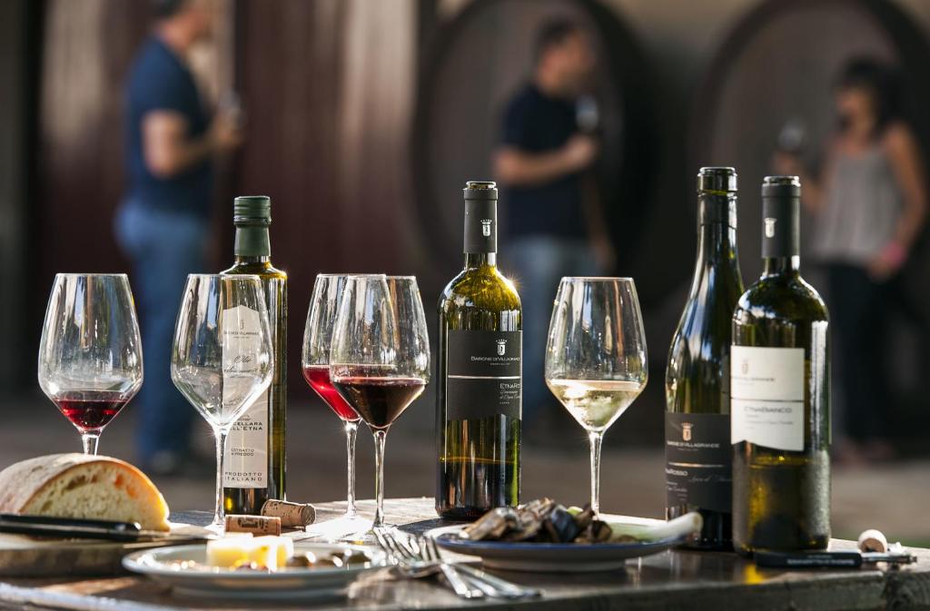 Nápoje v ubytování Wine Resort Villagrande