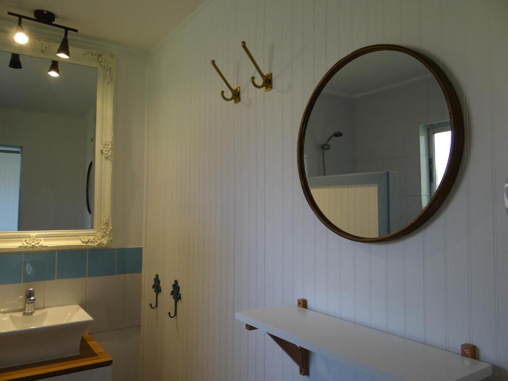Koupelna v ubytování Hotel Boutique La Perouse