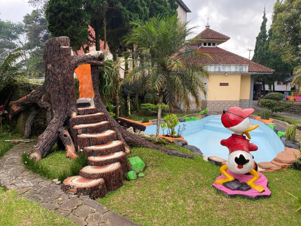 Zahrada ubytování Hotel Puspa Sari