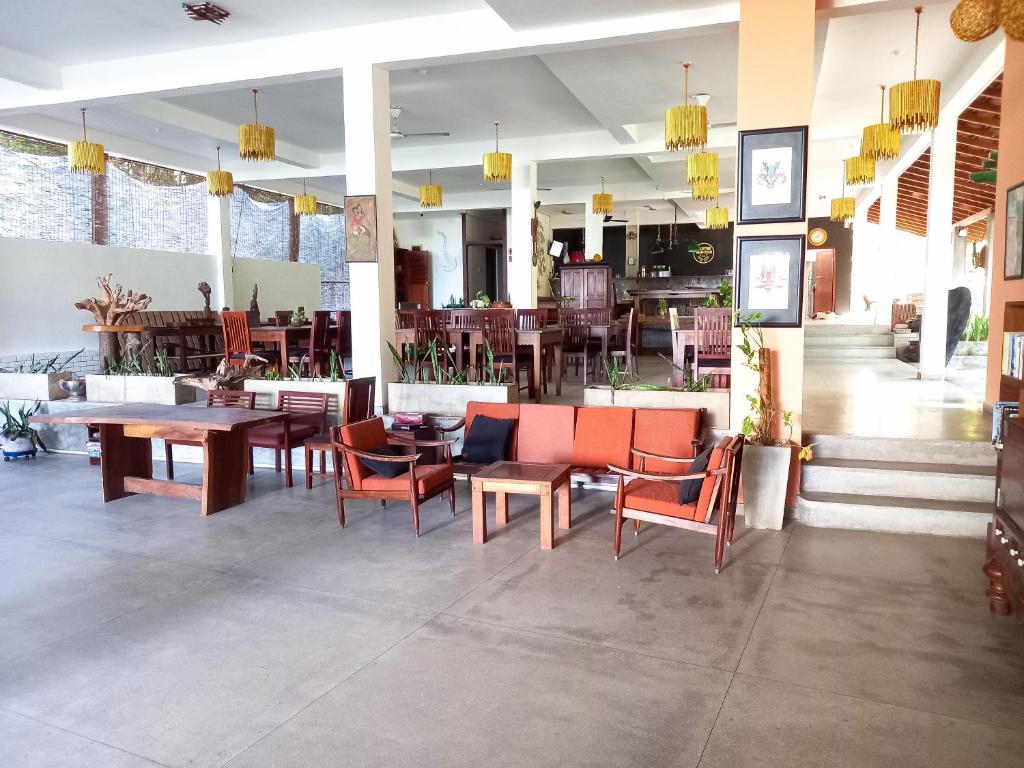Posezení v ubytování Esprit d'Ici Hotel
