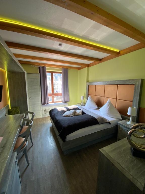 Postel nebo postele na pokoji v ubytování Hotel Ristorante La Terrazza