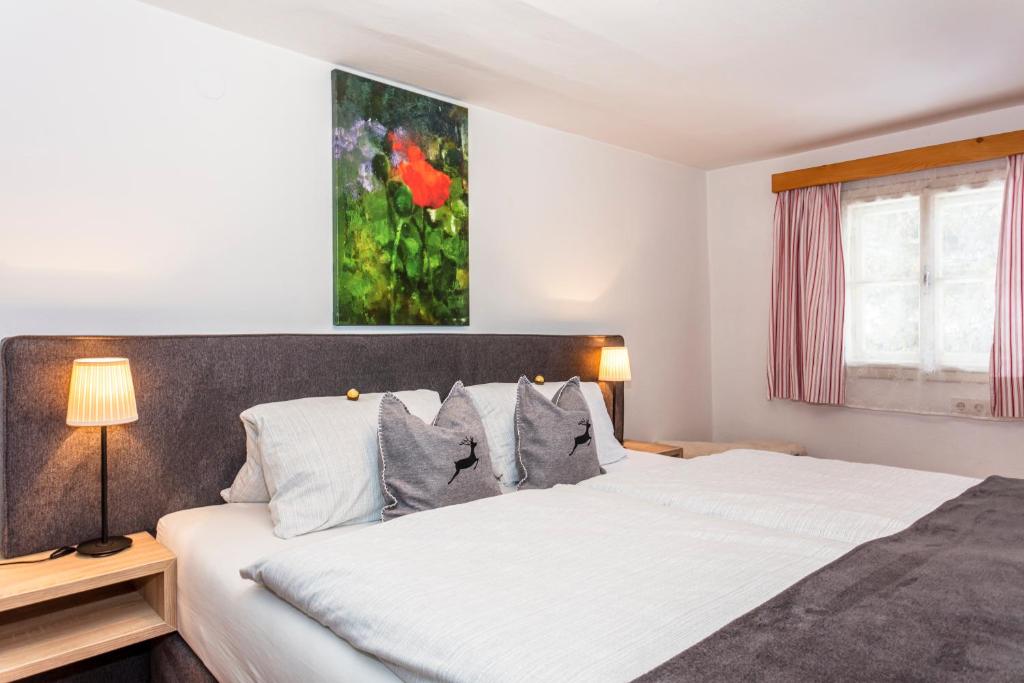 Posteľ alebo postele v izbe v ubytovaní Ferienwohnung am Baby & Kinderbauerhof Stefflhof