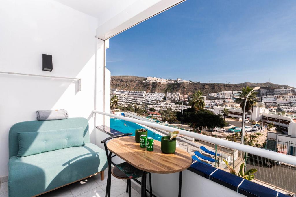 Nespecifikovaný výhled na hory nebo výhled na hory při pohledu z apartmánu