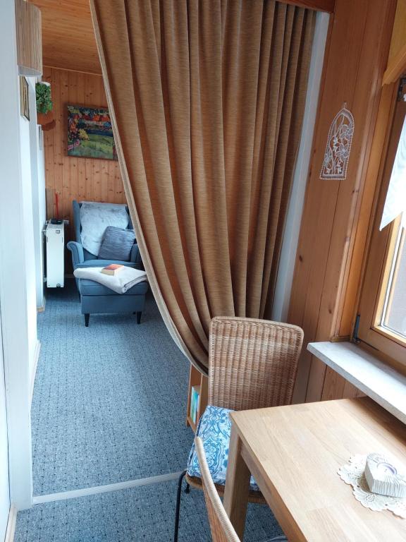 Posezení v ubytování Ferienwohnung Morgensonne Kurort Rathen