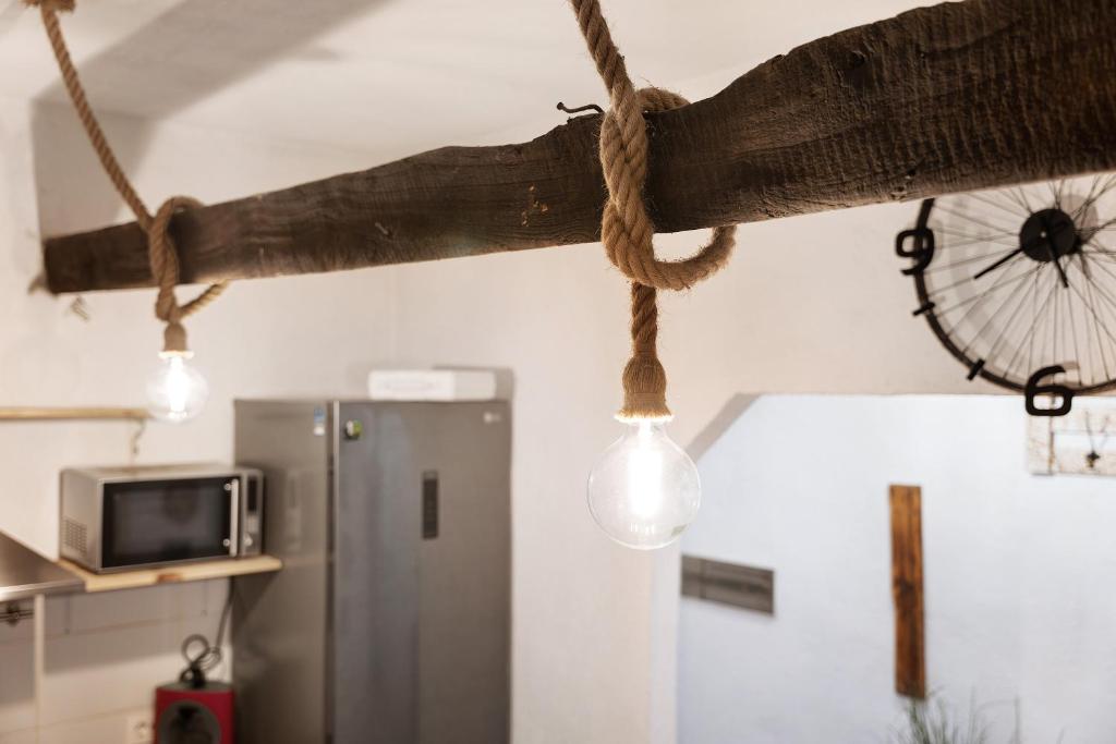 Kuchyň nebo kuchyňský kout v ubytování Casita Rural La Piñera