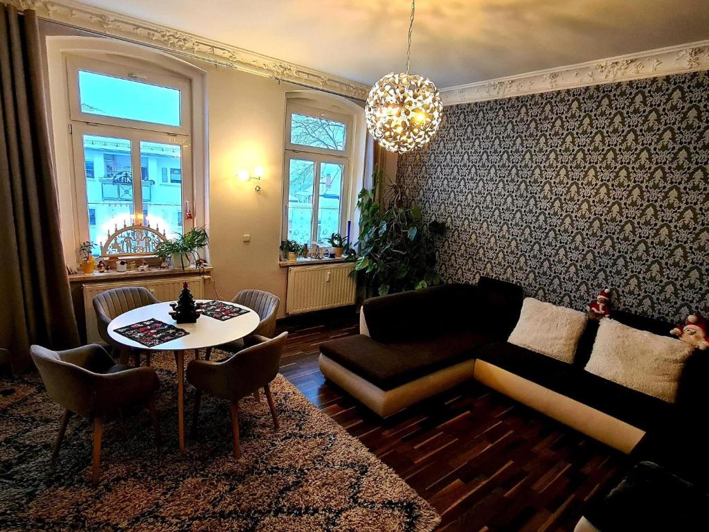 Posezení v ubytování Apartment in Falkenstein near Ski Runs