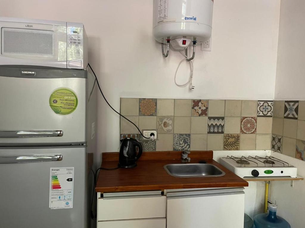 Køkken eller tekøkken på Monoambiente centro