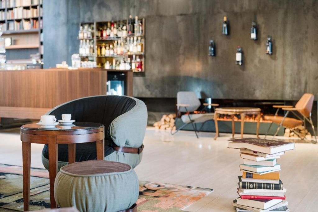 Area soggiorno di B2 Hotel Zürich