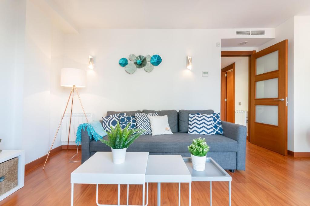 Posedenie v ubytovaní Sant Sebastià Moderno apartamento a 100 metros de la playa