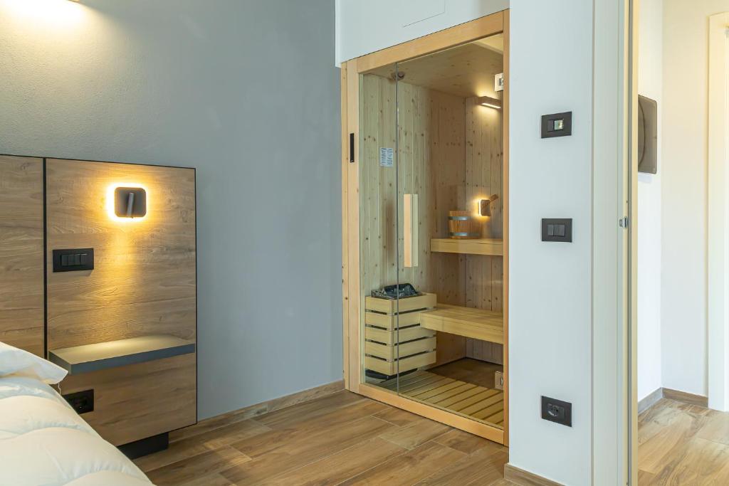 Postel nebo postele na pokoji v ubytování Hotel Mon Émile
