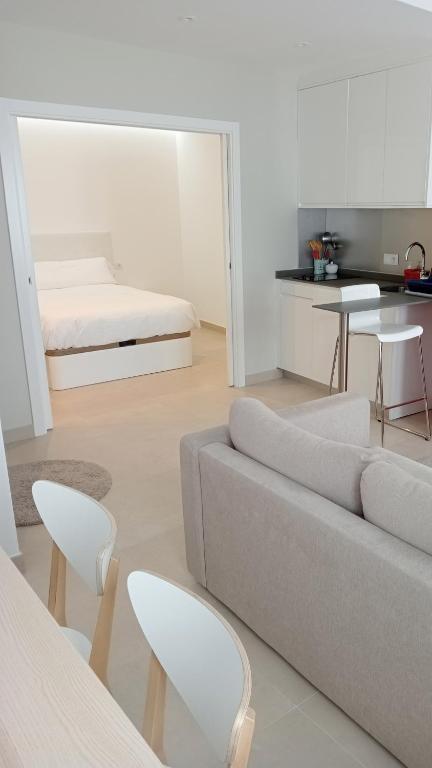 Posteľ alebo postele v izbe v ubytovaní Apartamentos Tras dos Fornos