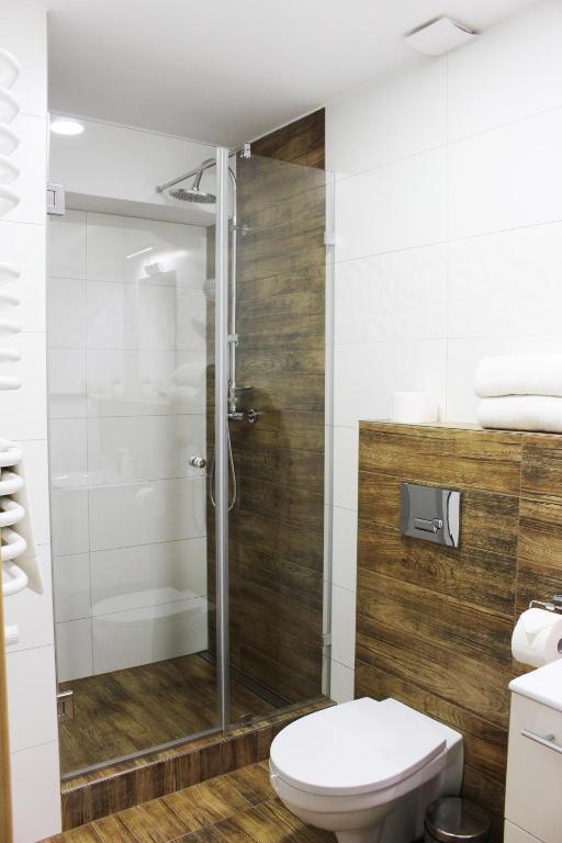 Kúpeľňa v ubytovaní Apartamenty Pod Niedźwiedziem I