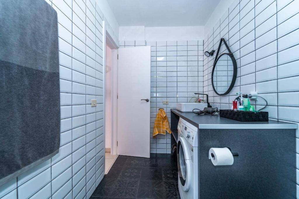 Kuchyň nebo kuchyňský kout v ubytování 1013 studio Garden City