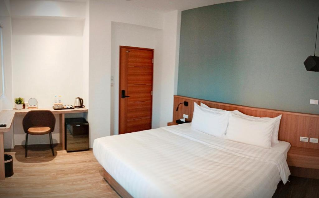 Postel nebo postele na pokoji v ubytování Ocean Guest House