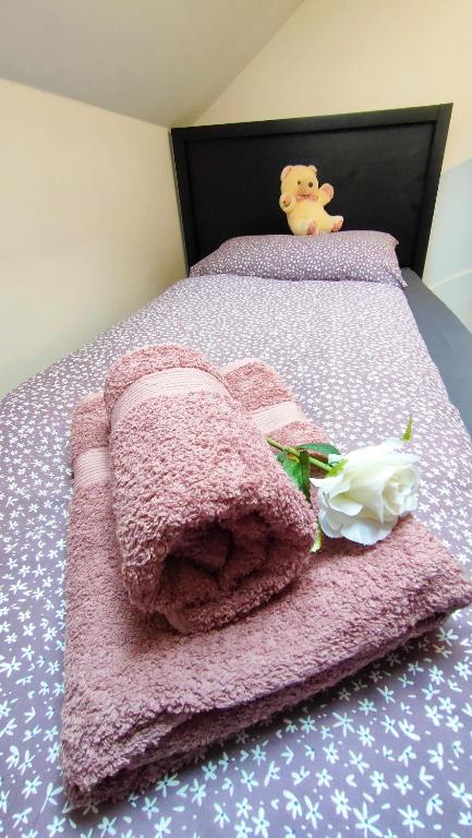 Postel nebo postele na pokoji v ubytování Apartmaji Dora