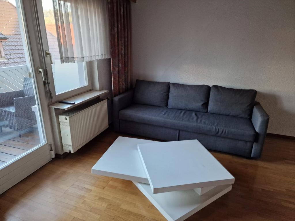 Posezení v ubytování Monteurswohnung Schwarzwald