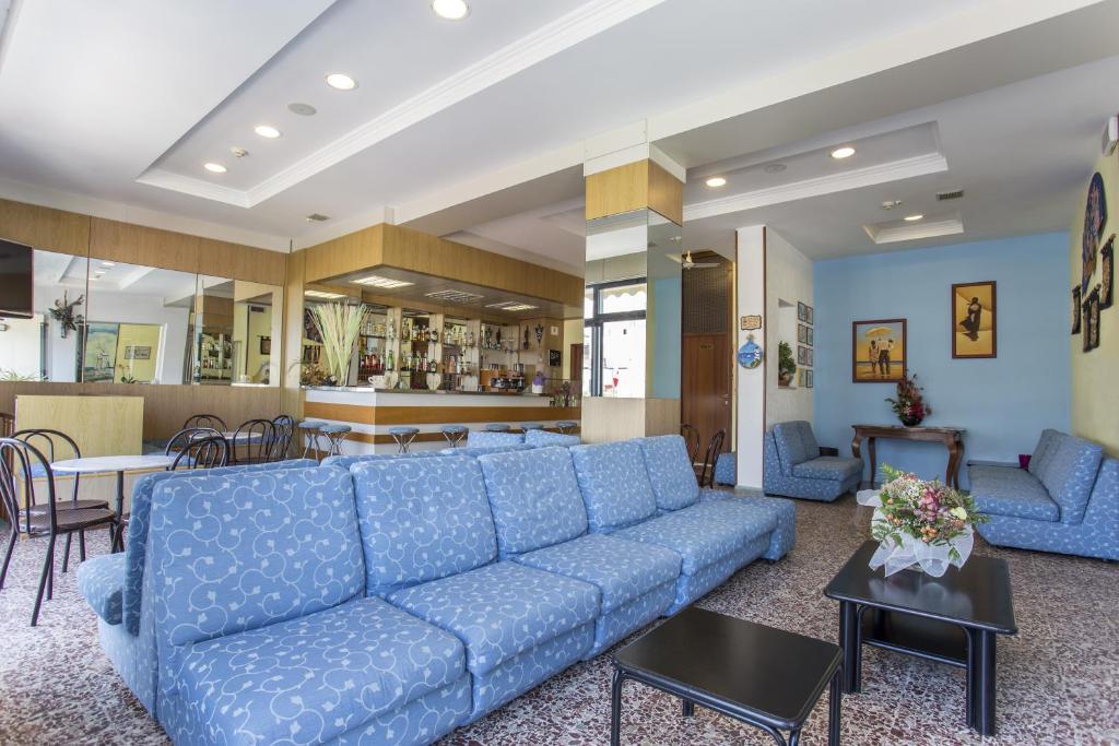 A seating area at Hotel Lugano