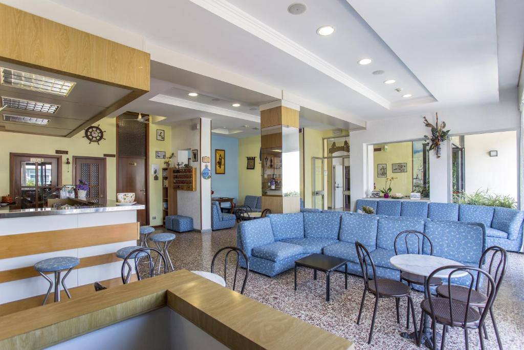 A seating area at Hotel Lugano