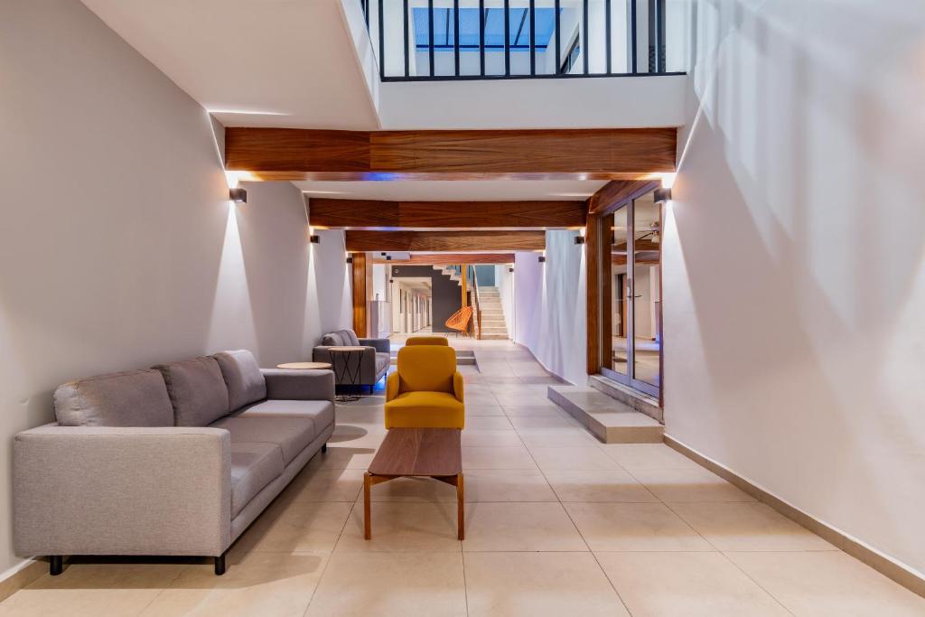 Posezení v ubytování Hotel Mody Merida