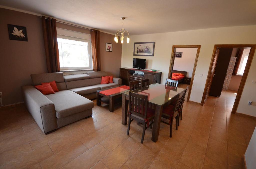 Posezení v ubytování Apartments Komljen