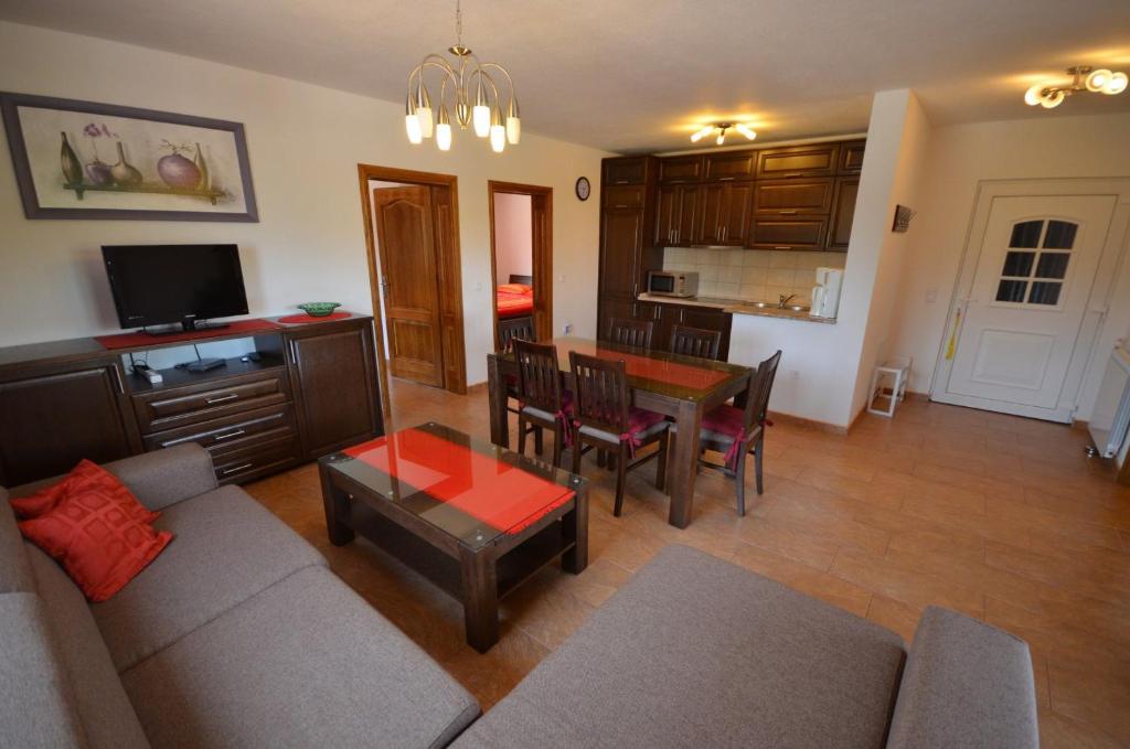 Posezení v ubytování Apartments Komljen