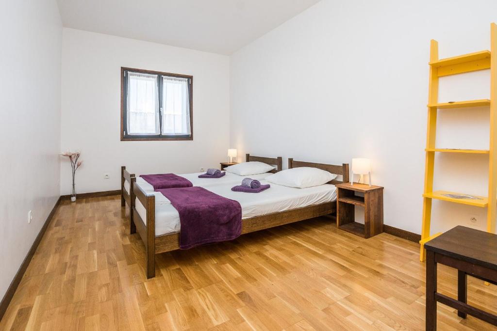 Posteľ alebo postele v izbe v ubytovaní Apartment Silverstar