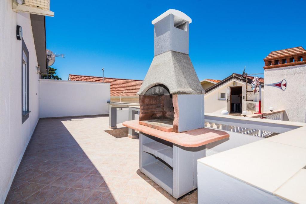 Balkon lub taras w obiekcie Apartments Skundric