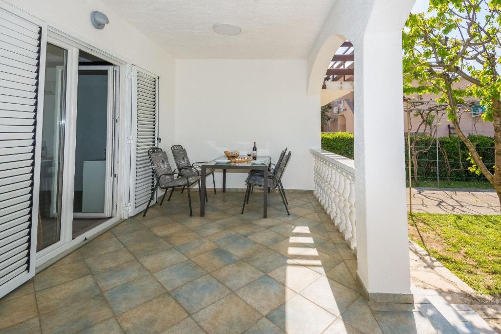 Balkón nebo terasa v ubytování Apartments Napros