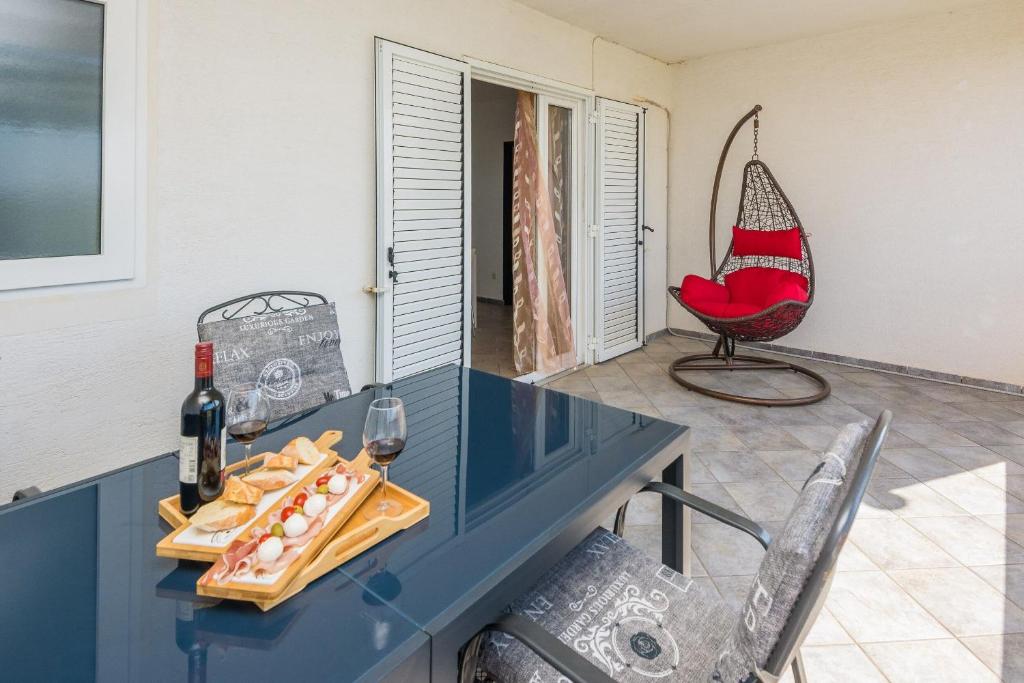Posezení v ubytování Apartments Napros