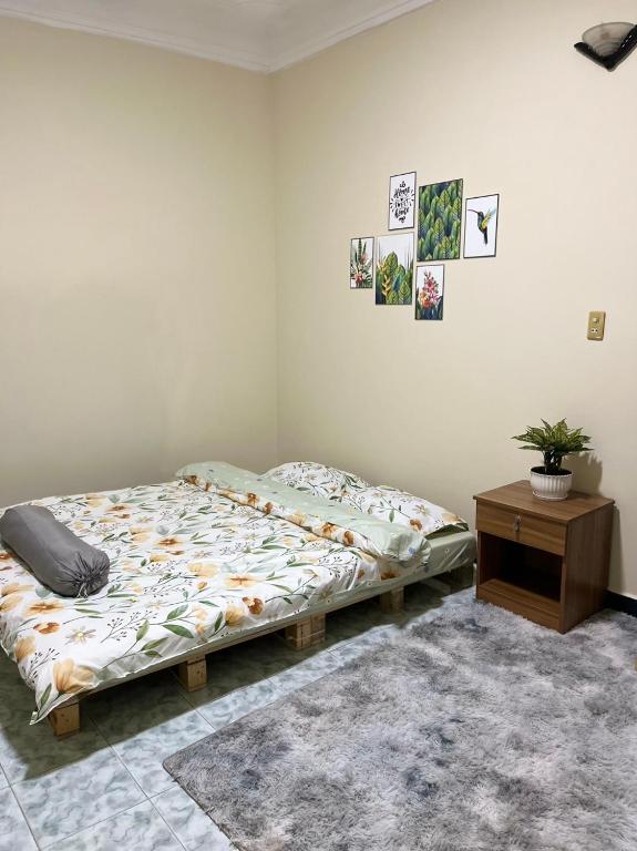 Letto o letti in una camera di Viet Hoang's House