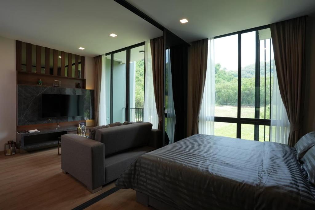 Oabkod At Forest Khaoyai - King Room Met Uitzicht Op De Bergen