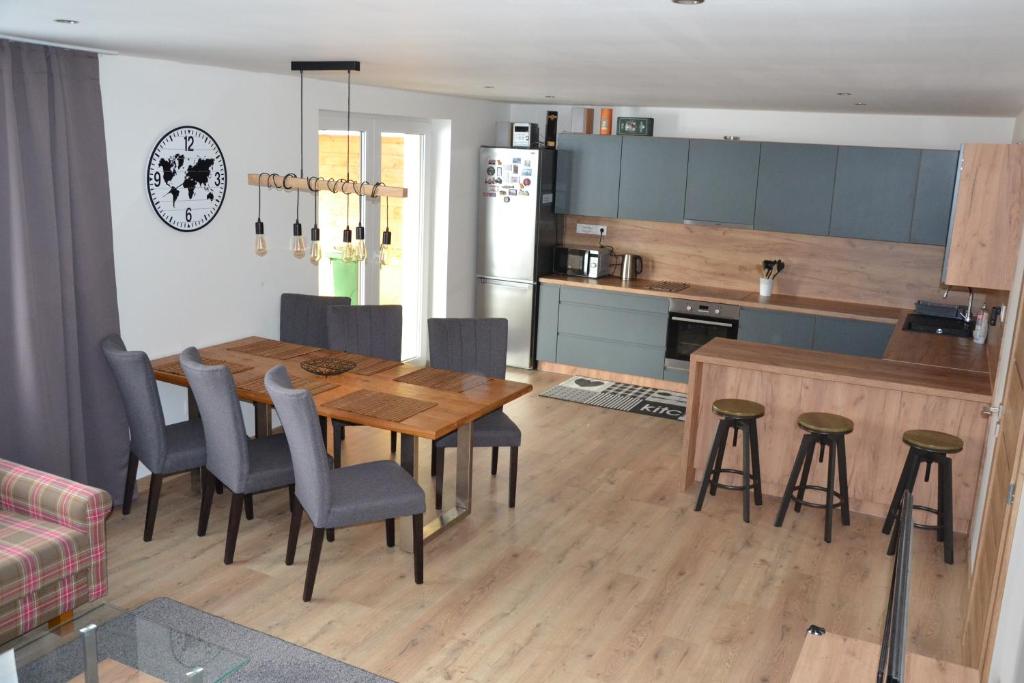 Kuchyň nebo kuchyňský kout v ubytování Bungalow