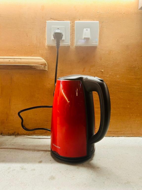 Příslušenství pro přípravu čaje a kávy v ubytování Concon house