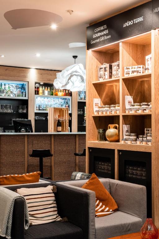 Posezení v ubytování Mercure Grenoble Meylan