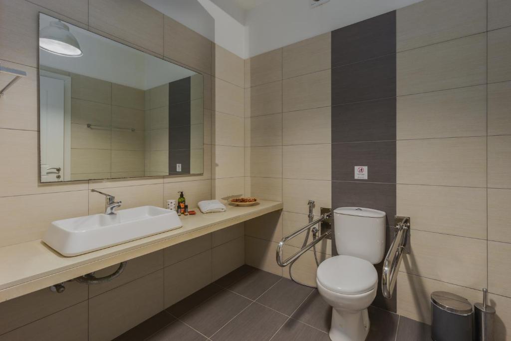 Koupelna v ubytování Villa Penelope