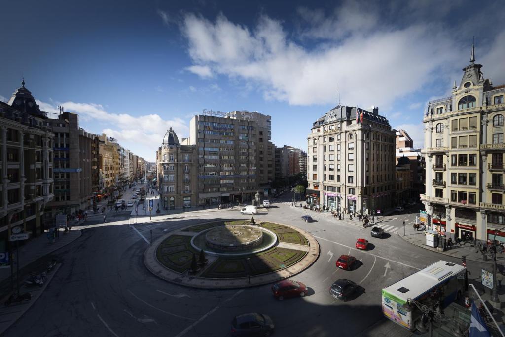 Nespecifikovaný výhled na destinaci León nebo výhled na město při pohledu z hotelu